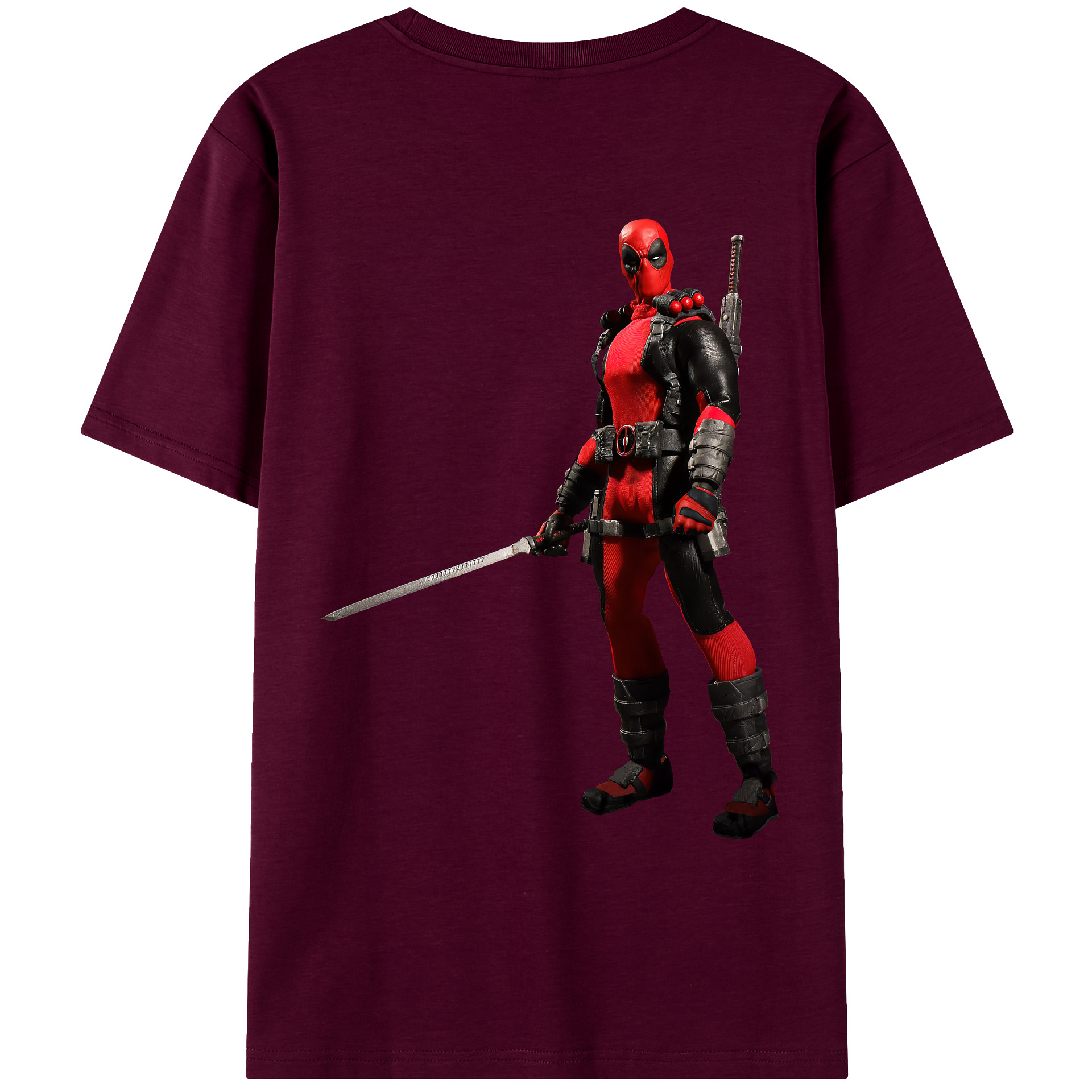 （画像用） Deadpool デッドプール レディース半袖Tシャツ(バックプリント)